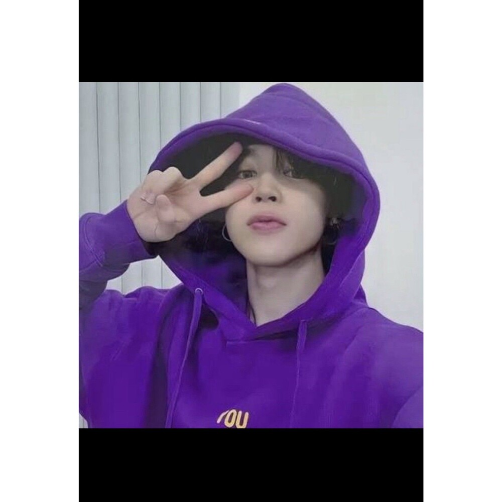 BTS Jimin Artist-Made With You Hoodie Purple Size M Official K-Pop Merch Fadedπ₯